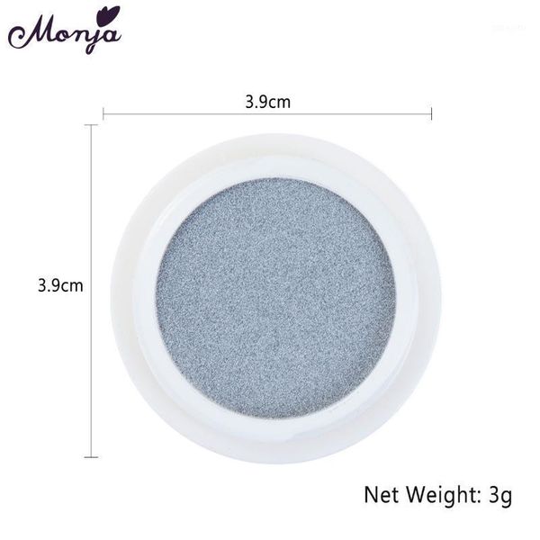 

monja nail art reflective glitter powder glow in dark for bar disco sparkling pigment shiny luminous dust manicure decoration1, Silver;gold