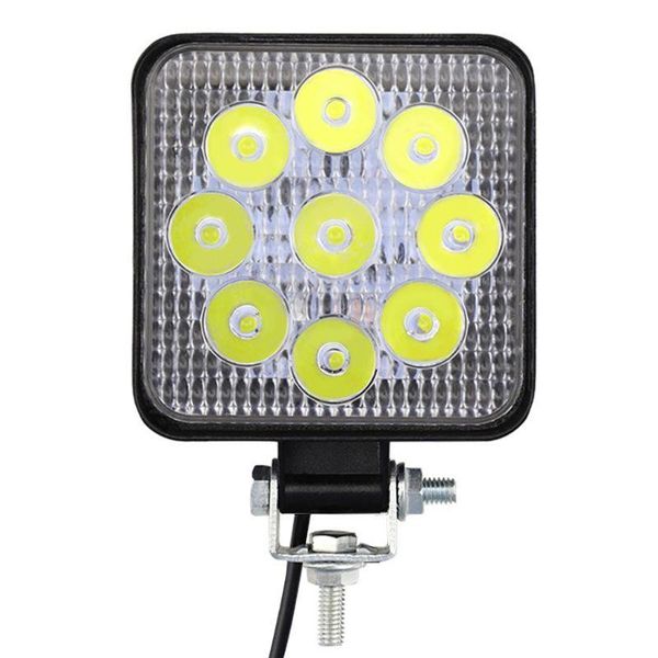 

working light 12v 24v car led spot beam white work lights mini 27w bar 781b