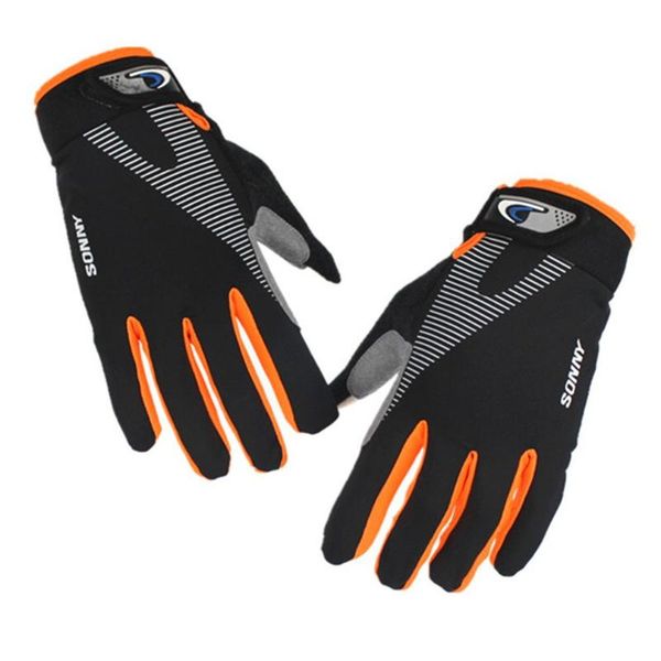 

outdoor cycling gloves sports touchscreen thin sunscreen durable riding, Black
