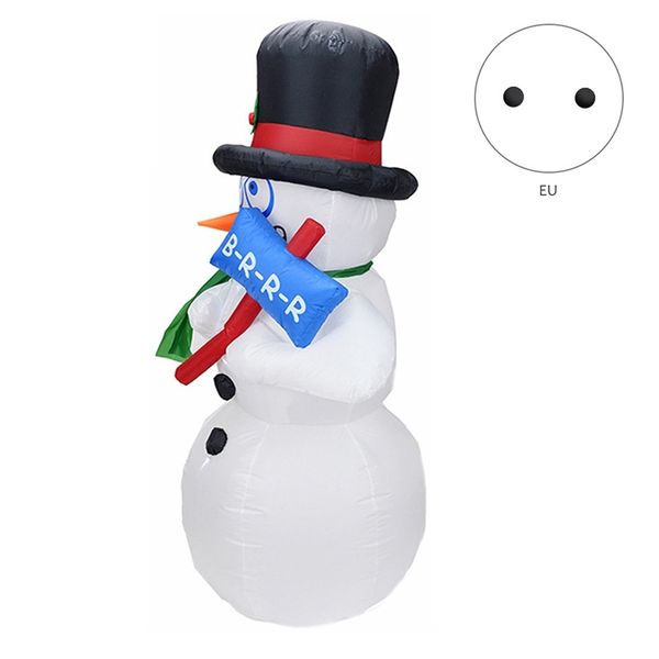 

factory outlet christmas decoration christmas decorations 1.8m giant inflatable jitter snowman blows up fancy toys santa