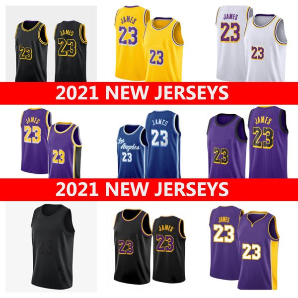 

2021 basketball jerseys 23 lebron james, Black;red