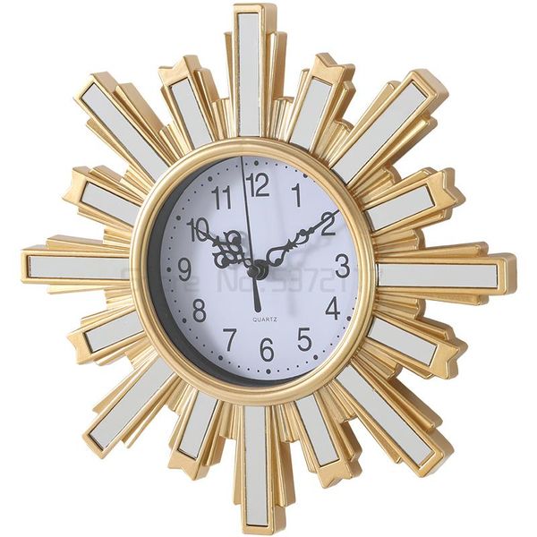 

wall clocks nordic style sun clock simple silent fashion art decoration