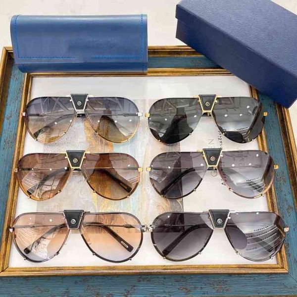 

75% off high version 2022 new sunglasses men's fashion versatile personality pilot sunglasses face big frame toad glasses women, White;black