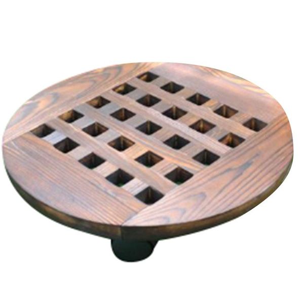 

wood flower pot removable tray plant holder stand base with wheels planter flowers mover trolley plate garden home dec planters & pots