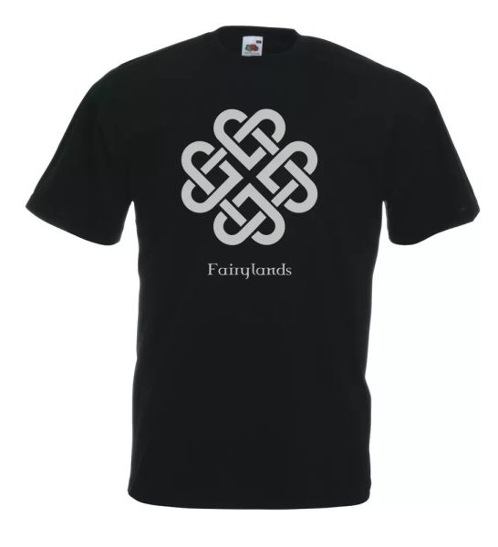 

j714 mesh weave celtic druids node love t-shirt 100% cotton fantasy, White;black