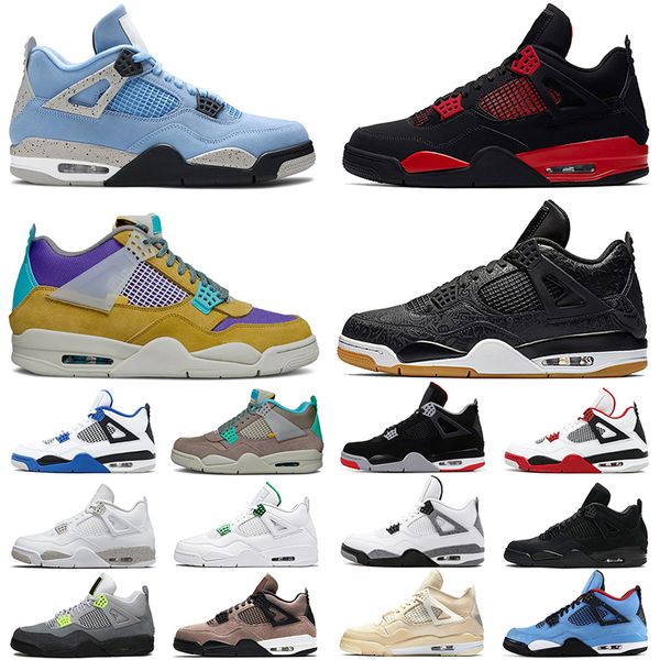 

discount jumpman 4 4s basketball shoes for women men university blue taupe haze red thunder white oreo mens trainers sports sneakers breatha