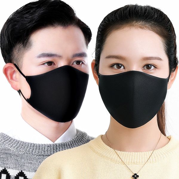 

sponge cotton fashion mask outdoor creative personality lovers black mask