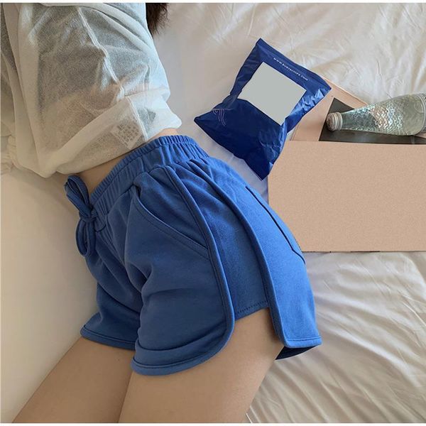 

all match skinny stretch women short summer casual wide leg pant high waisted ladies workout bottoms, White;black