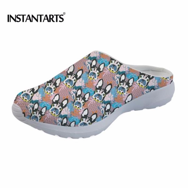 

women casual summer mesh sandals abstract pup slip-on woman slippers light weight beach water shoes female, Black