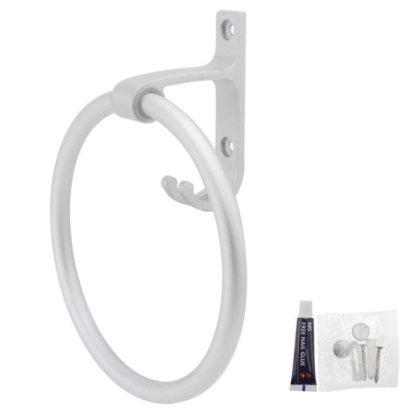 

1pc bathroom hanging towel rack non-punching ring creative holder racks