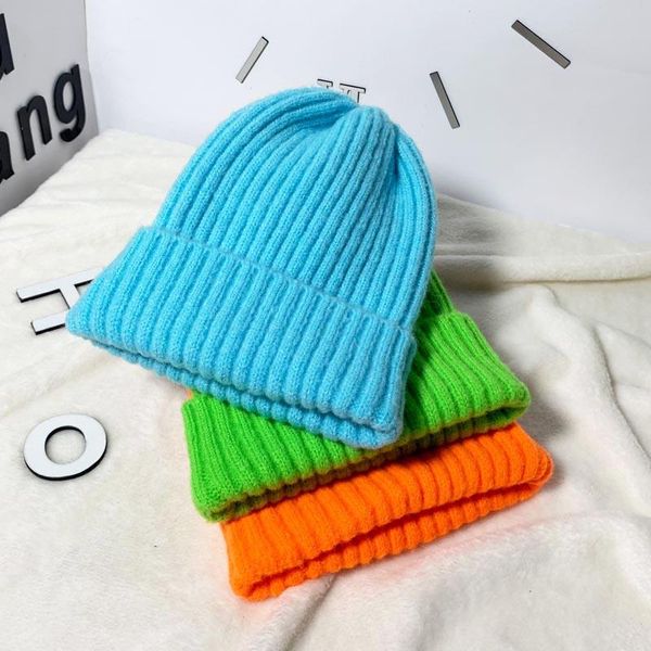 

party masks fashion solid color knitted beanies hat winter warm ski hats men women multicolor skullies caps soft elastic cap sport bonnet