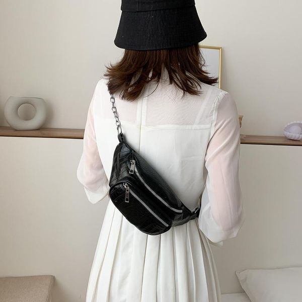 

waist bags fashion women chest bag 2021 messenger solid color crossbody for woman