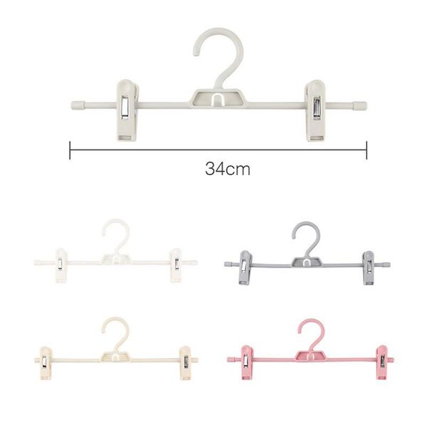 

hangers & racks 1pc plastic practical scarf tie wardrobe hanger rack skid trousers pants household storage supplies
