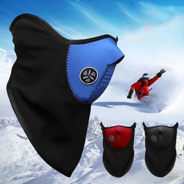 Capacetes de esqui esportam máscara de motocicleta de ciclismo de inverno máscara de lã Térmica Mantenha o chapéu de esqui à prova de vento quente
