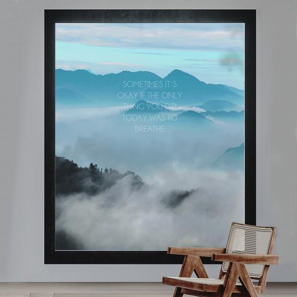 

window stickers decorative glass film custom frosted bathroom toilet electrostatic paper