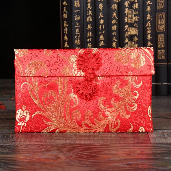 

gift wrap silk red envelopes chinese year hongbao lucky pocket for christmas wedding