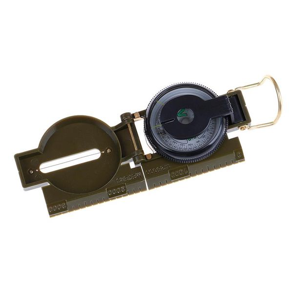

folding compass hiking army style survival marching outdoor portable camping lensatic 3 in1 travel lens gadgets