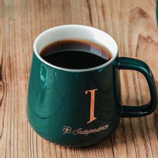 

letter ceramic mug couple coffee milk cup valentines day gift set creative water mugs