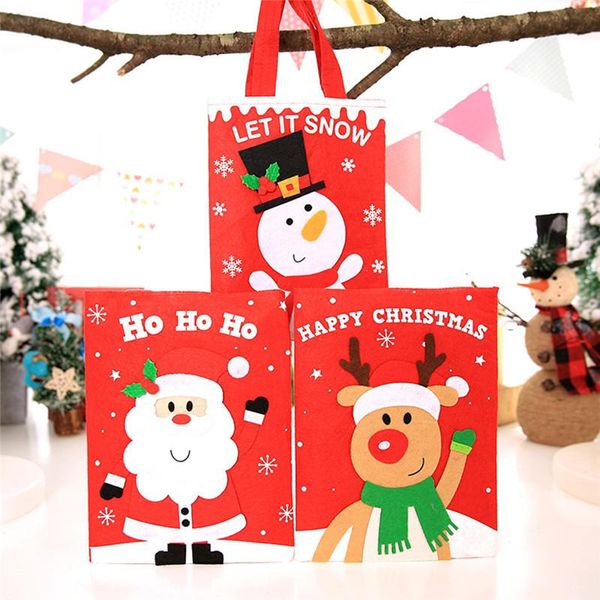 

cartoon children's gift bag christmas eve hand candy apple decorations wrap