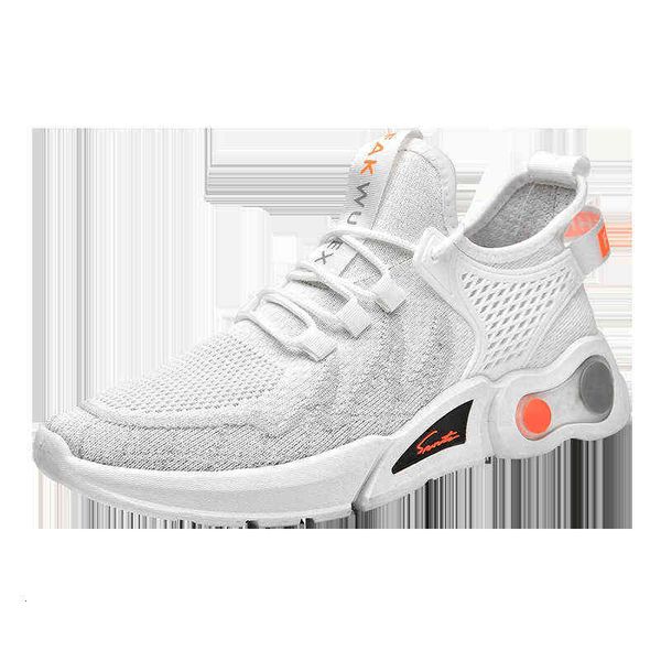 

autumn flying mesh breathable sportswear men's trendy shoes korean versatile casual running, Black;white
