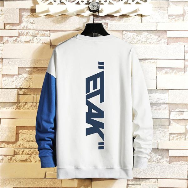 

men's hoodies & sweatshirts 2021 brand hoodie streetwear hip hop patchwork shirt and sweatshirt plus size, Black