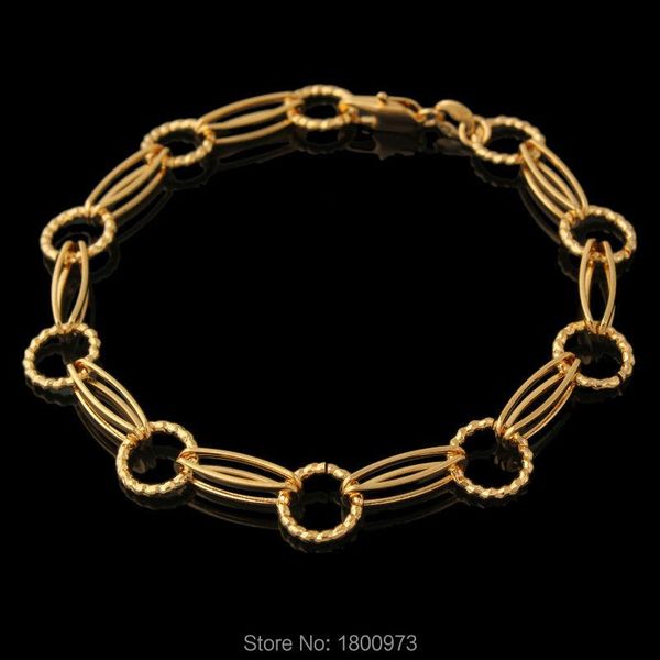 

unique bracelet gold color fashion jewelry women gift wholesale geometric chain & link link,, Black