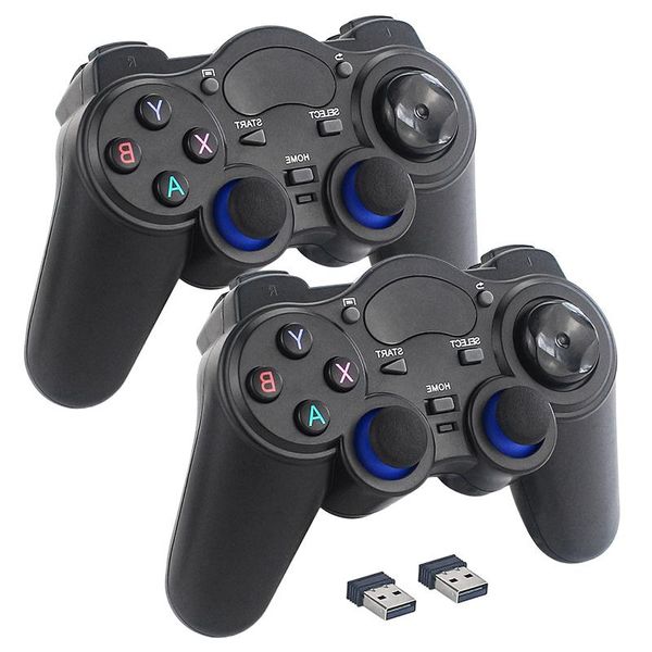 

game controllers & joysticks 2.4g wireless controller joystick gamepad with usb receptor for ps3 android box raspberry pi 4 retroflag nespi