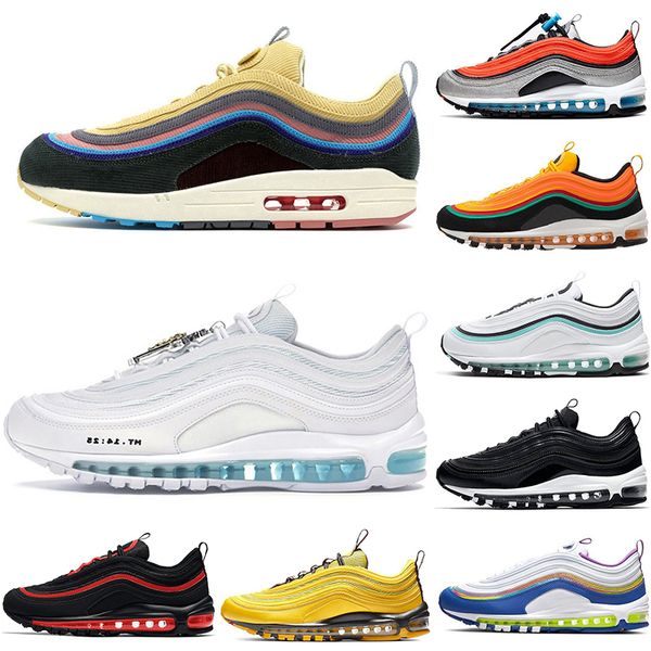

running shoes 97 men women mschf x inri jesus aurora green japan sliver bullet game loyal wolf grey usa sneakers walking trainers sports siz