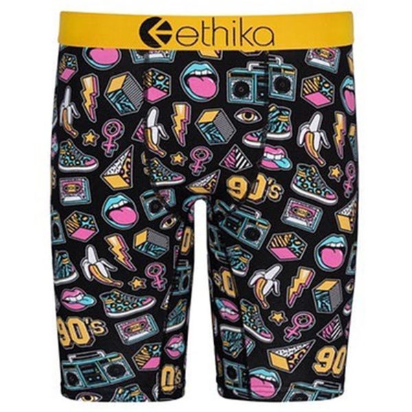 

qualityrandom styles ethika great men's boxer sports hip hop rock excise underwear skateboard street fashion quick dry, Black;white