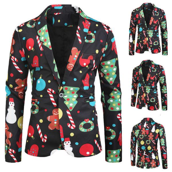 

suits & men's blazers 3d interesting printing for casual suit coat in autumn and winter, White;black