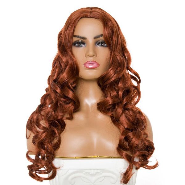 

synthetic wigs sinuo long wig for black women natural loose wave cosplay full mchanism perruques heat resistant middle part