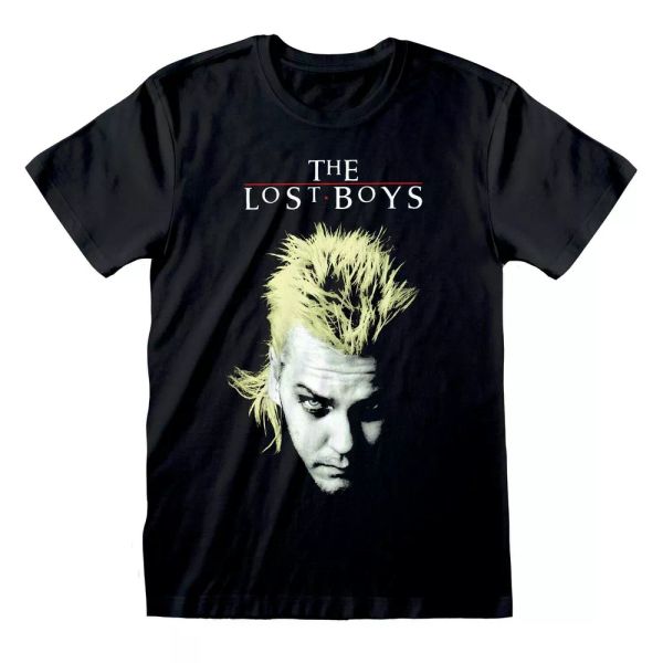 

lost boys david and official logo t-shirt men unisex, White;black