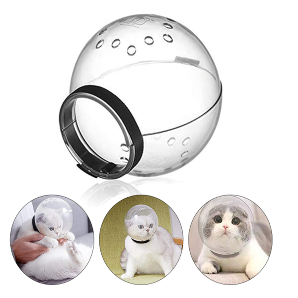 

cat costumes breathable muzzle anti-bite grooming mask protective space hood cover pet accessories