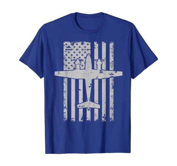 

king air b200 twin-engine airplane patriotic pilot t-shirt, White;black