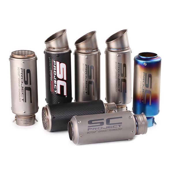 

51mm/60mm motorcycle pipe stainless steel exhaust muffler manifold & parts