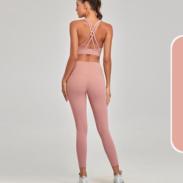 

gym fitness yoga set seamless sportswear for women 2 peice sets high waist leggings+push up sports bra running suit clothing outfit