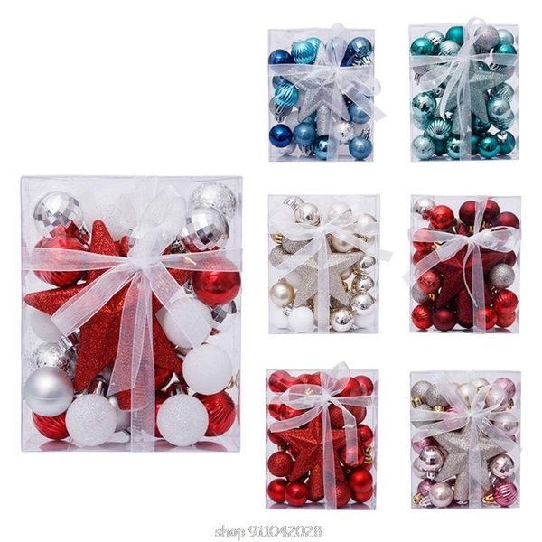 

30pcs 3cm christmas ball baubles decoration xmas tree hanging ornament wedding party home decor n25 20 dropship