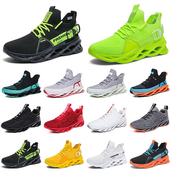 

non-brand men runnings shoes breathable trainer wolf grey tour yellow teals triple black khaki green light brown bronze mens outdoor sport s