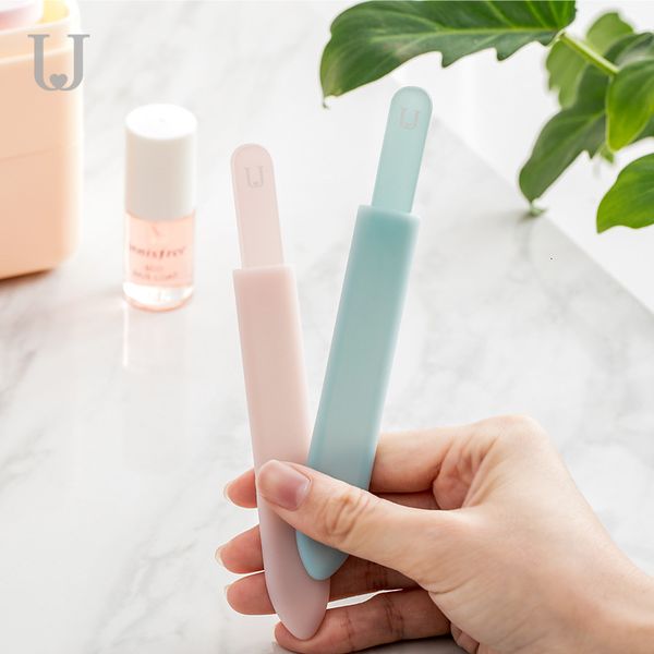 

glass double j crystal file, sanding strip, waxing and polishing nail file