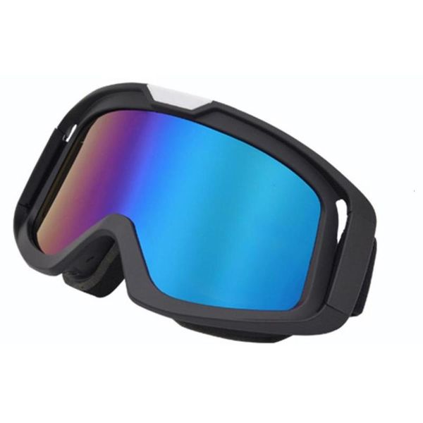 

off-road outdoor driving motorcycle locomotive helmet windproof glass, White;black