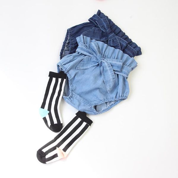 

jeans ruffle bloomers toddler brand baby girl pp shorts 2021 summer girls clothes diaper cover for, Black