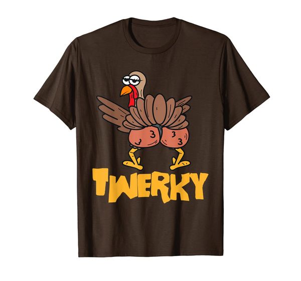 

twerky thanksgiving shirt | funny twerking turkey dance gift, White;black