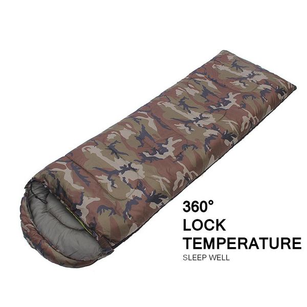 

outdoor sleeping bag ultralight portable comfortable autumn winter warm envelope type lazy nature hike camping equipment bags
