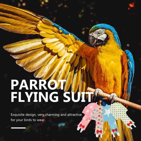 

other bird supplies 4pcs pet parrot clothes adorable wear diapers suits