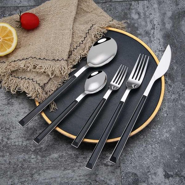 

forks 1pcs stainless steel dinnerware fork spoon kitchen accessories western tableware steak supplies durable cutlery