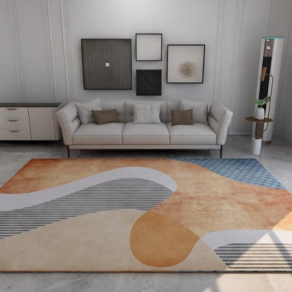 

carpets blanket modern non-slip floor kids play mat nordic geometric abstraction area rugs carpet for living room sofa tea table bedside