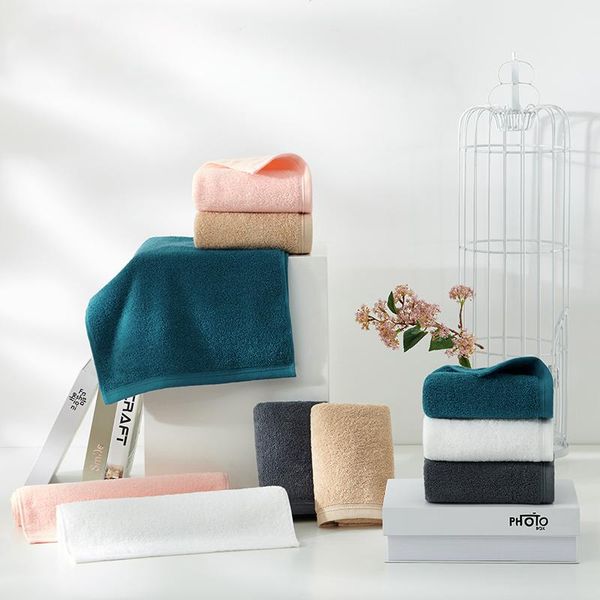 

towel face 34*72cm pure cotton multicolor absorbent soft household bathroom