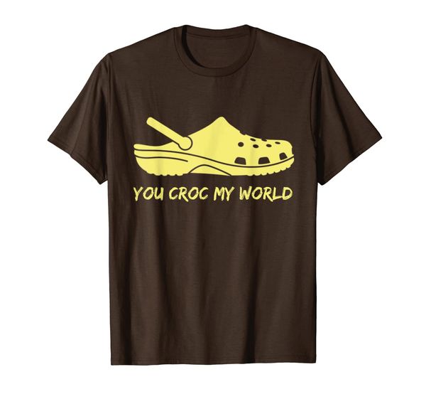 

you croc my world tee, White;black