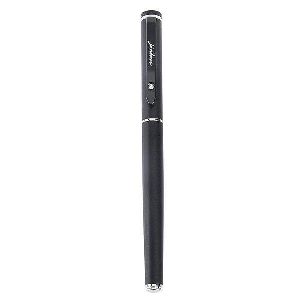 

brand jinhao 101 financial tip 0.38mm fountain pen matte black extremely fine iraurita nib pens for writing school office supply