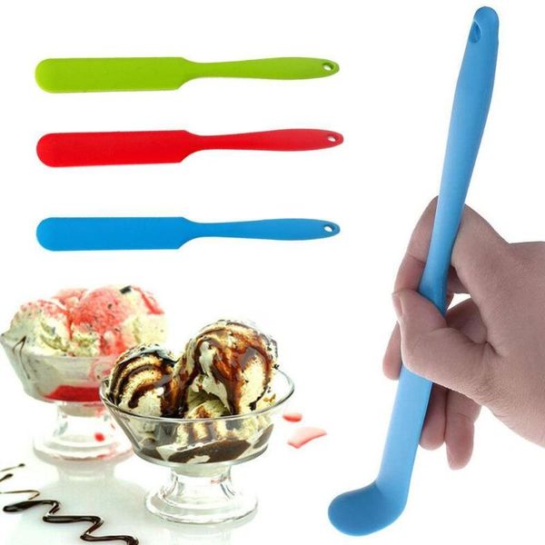 

silicone non-stick spatula cream baking mixing polisher fondant cake smoother scraper butter brush decor & pastry tools